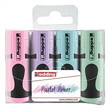 EDDING Mini-Textmarker 4 Pastellfarben