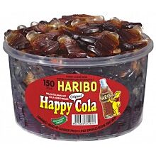 HARIBO Happy Cola 150 Stk. Runddose