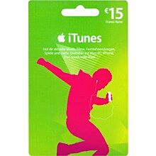 iTunes Gutschein 15,- Euro